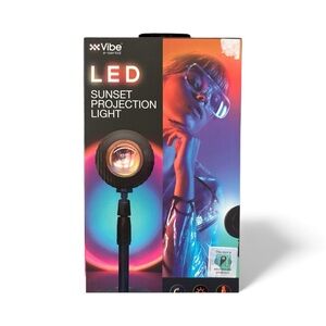 Vibe LED Sunset Projection Light - Black